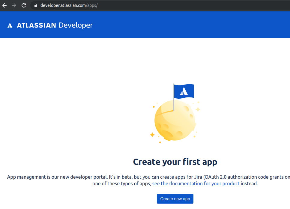 createYourFirstAppAtlassian